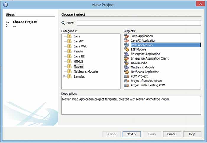 New NetBeans Project wizard