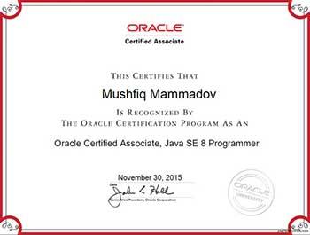 Java certification exams