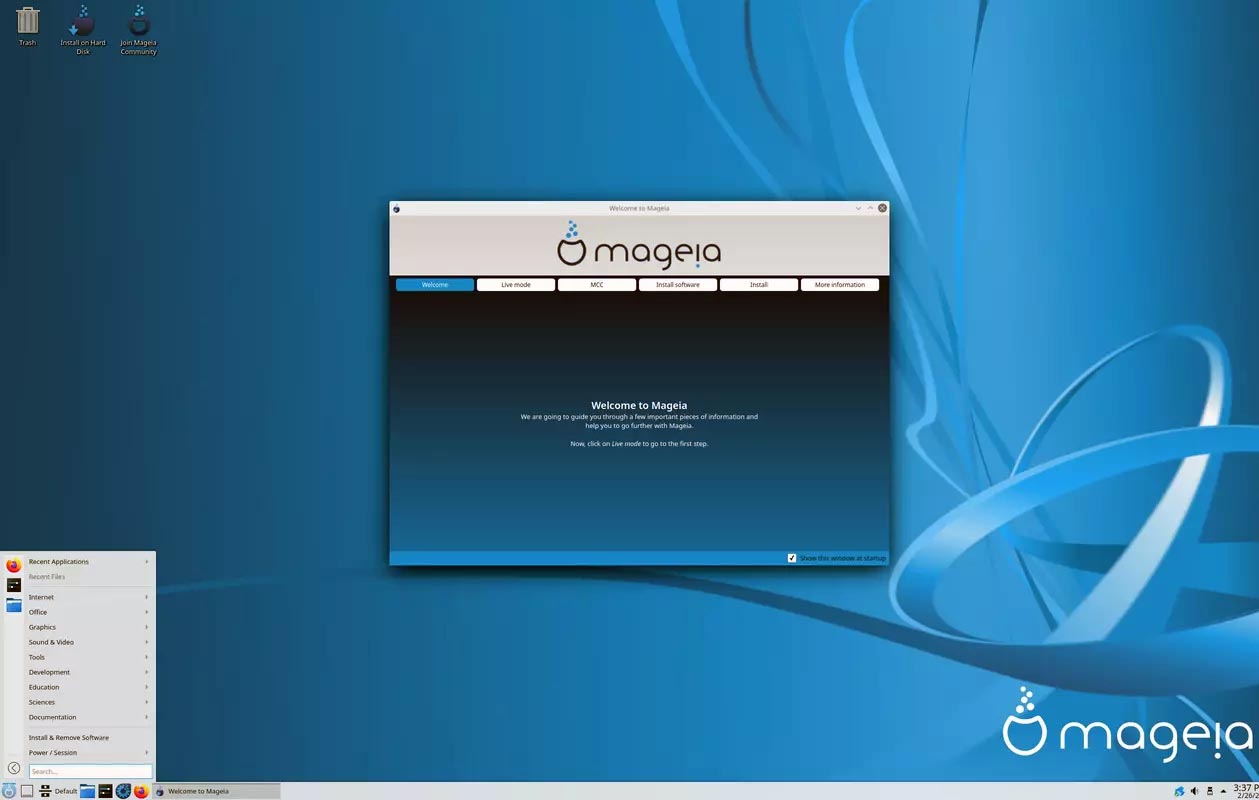 Дистрибутив для сервера Mageia Linux