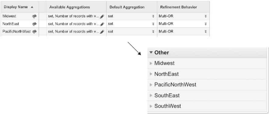 Setting refinement behavior to Multi-OR for selection