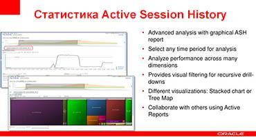 Статистика Oracle: Active Session History, V$SESSION, V$ACTIVE_SESSION_HISTORY