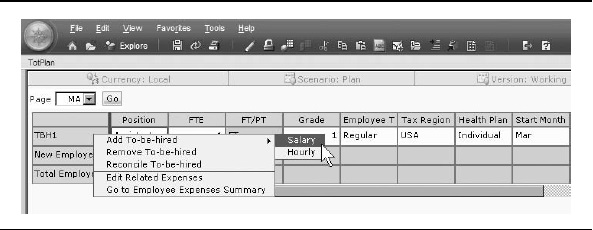  Administrators create context menus and associate them with forms.