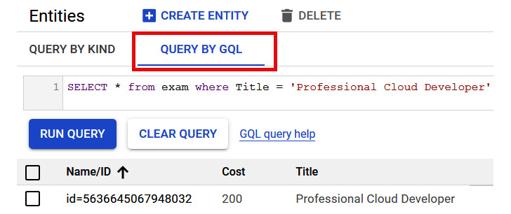 Figure 11.23 – Executing the query 