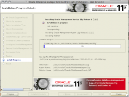 Oracle Enterprise Manager Grid Control 11gR1 Installation - Step 12 of 13